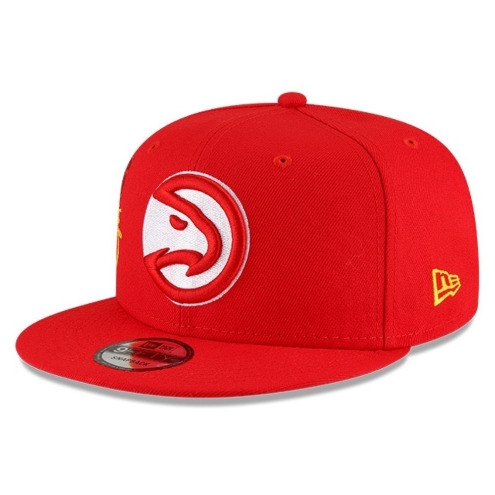 New Era Adult Atlanta Hawks NBA Red 59Fifty Hat